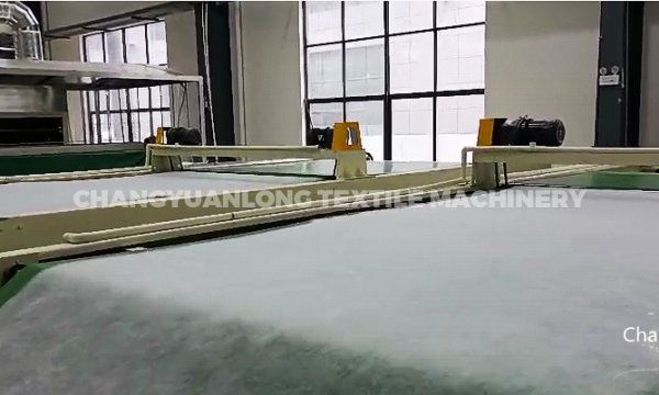 南通高档仿丝棉生产设备试运行